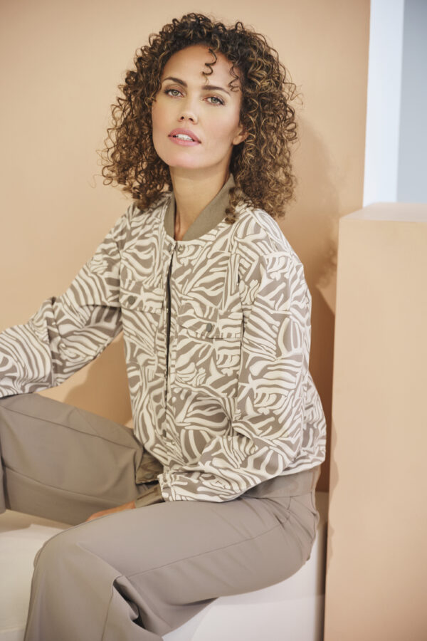 Zoso Travel Sand/Taupe Jacket Prisca - Afbeelding 6