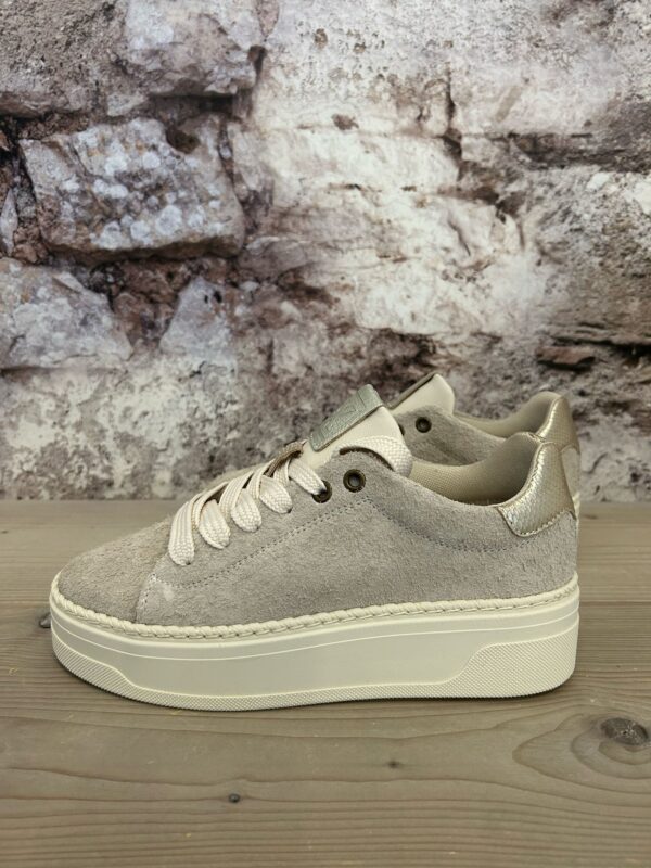 Post Xchange Leather Suede Sneaker Offwhite - Afbeelding 4
