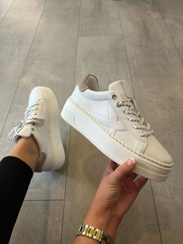 Post Xchange Leather Sneaker Nin Beige