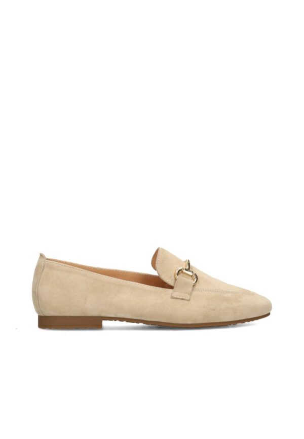 PS Poelman Beige Suède Loafers voor Dames - Afbeelding 4