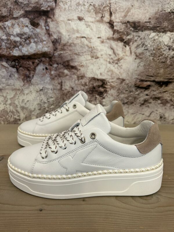 Post Xchange Leather Sneaker Nin Beige - Afbeelding 4
