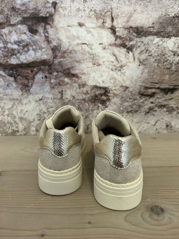 Post Xchange Leather Suede Sneaker Offwhite - Afbeelding 7