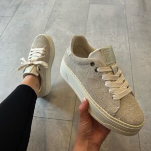 Post Xchange Leather Suede Sneaker Offwhite