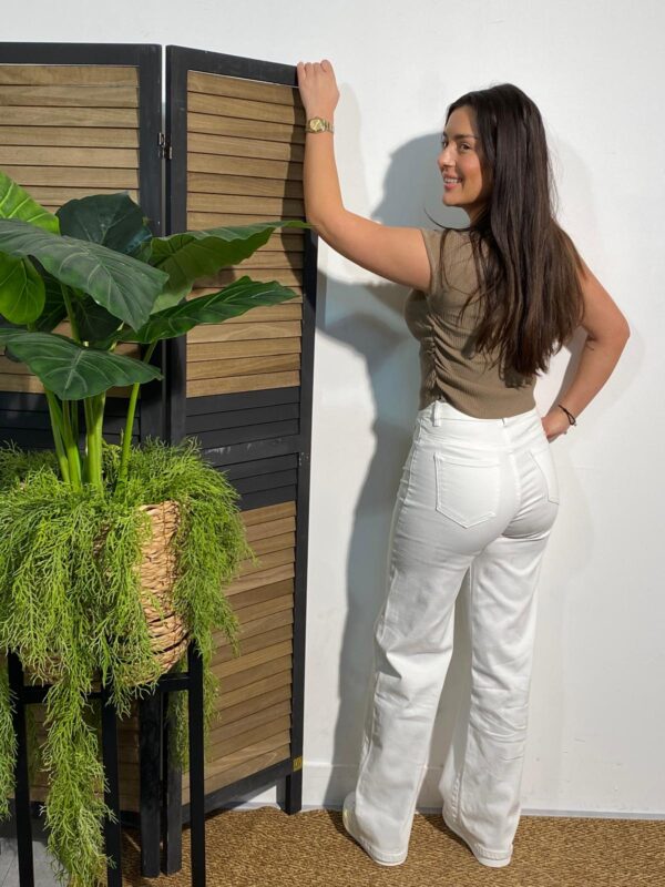 Goodies Wide Leg Jeans Offwhite - Afbeelding 5
