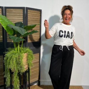 Biba T-shirt Zwart Ciao