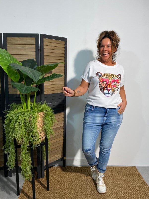 Mitica & Co T-Shirt Panter/Parels