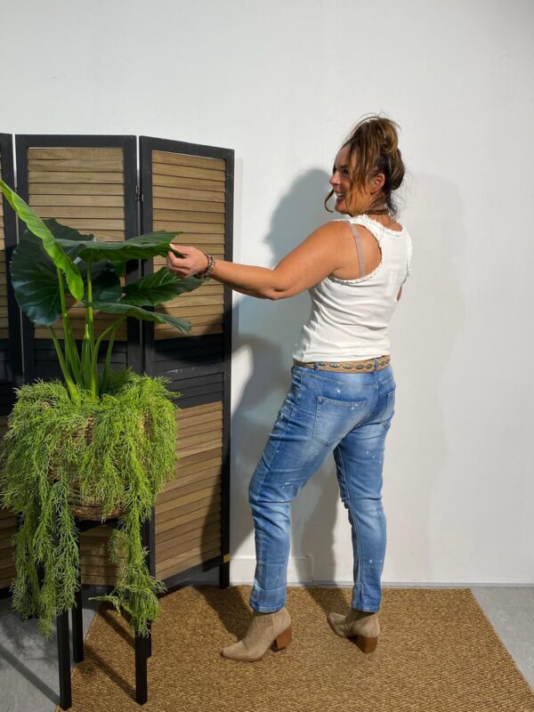 Dyvie Tanktop Wit - Afbeelding 2