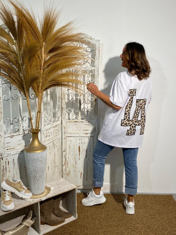MII T-Shirt Wit/Panter LA - Afbeelding 2