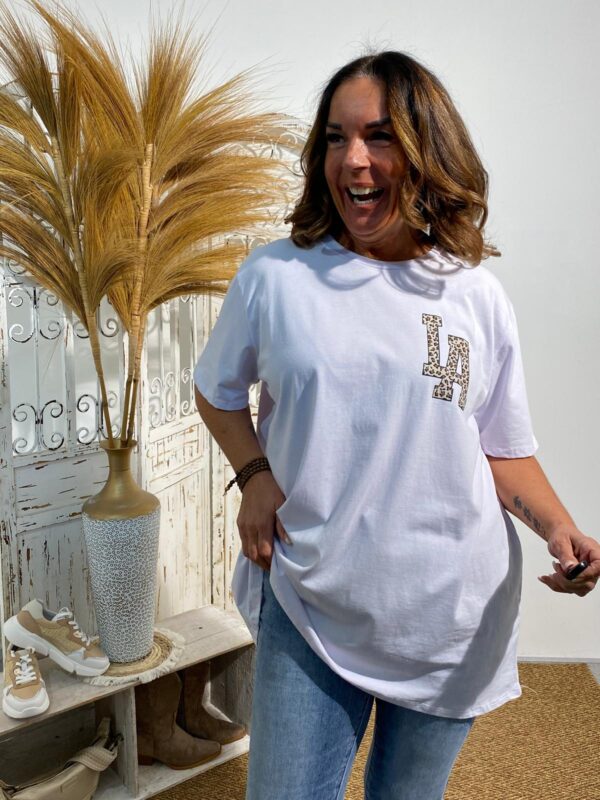 MII T-Shirt Wit/Panter LA - Afbeelding 3