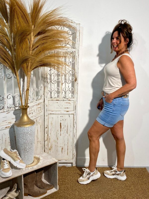 New Star Jeans Short Aurora Bleach - Afbeelding 2