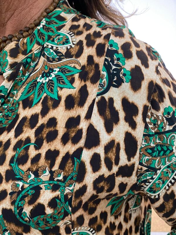 Biba Maxi Dress Panter/Gucci Groen - Afbeelding 4