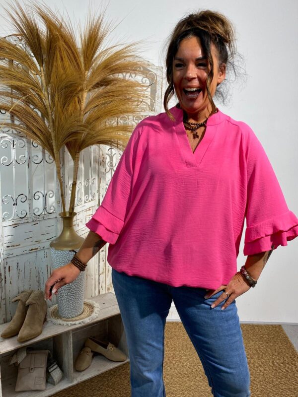 New Collection Fuchsia Top “Steff" - Afbeelding 3