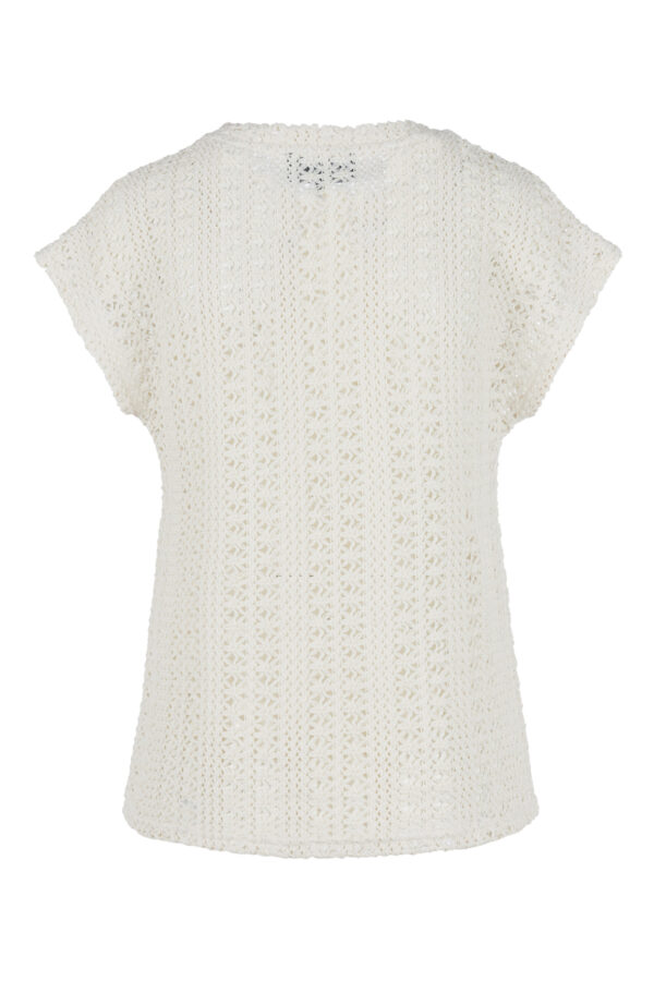 Elvira Collections Offwhite Top Emma - Afbeelding 6