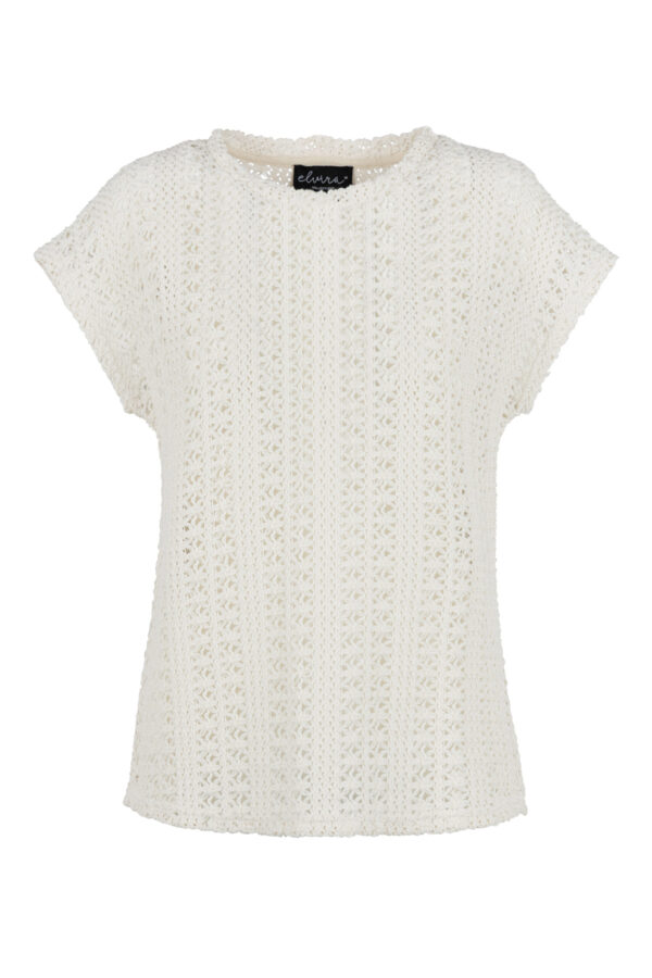 Elvira Collections Offwhite Top Emma - Afbeelding 5