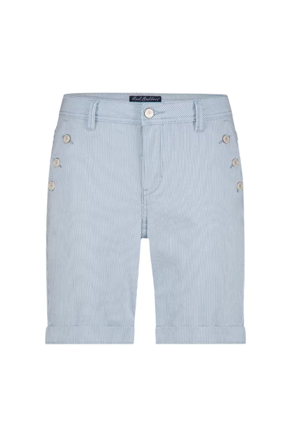 Red Button Bibette Bleachblue Short Denim Stripe - Afbeelding 4