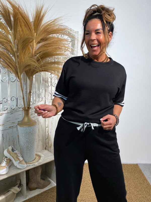 C&H Jog Wide Leg Zwart - Afbeelding 3