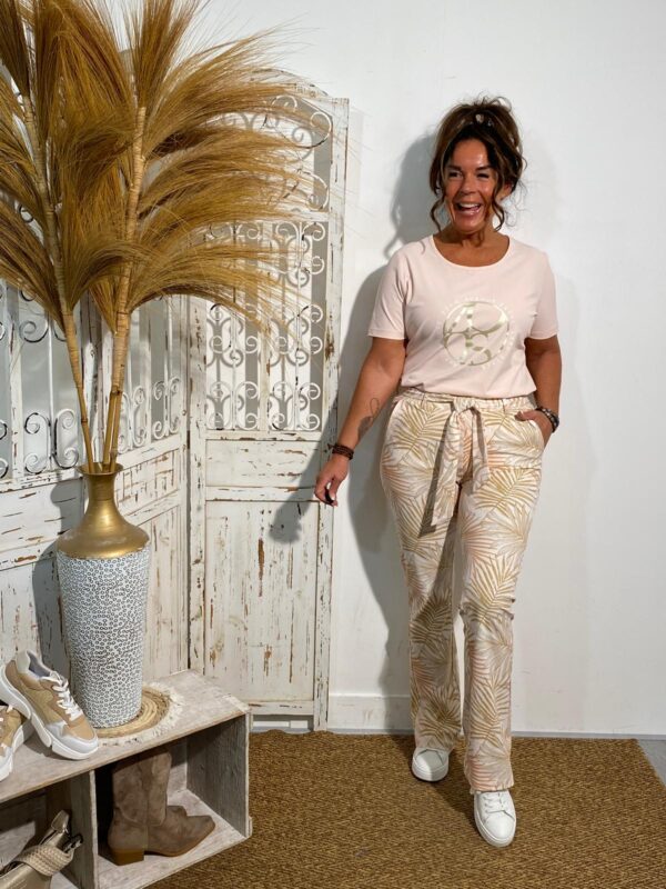 Zoso Pink Travel Trouser Amee