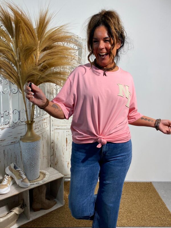 MII T-Shirt Roze NY - Afbeelding 2