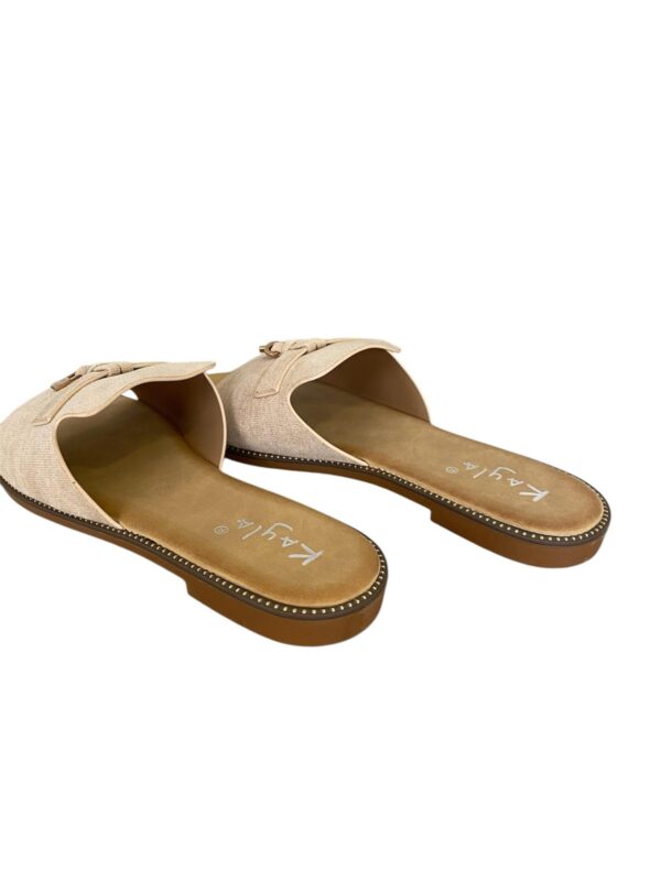 Kayla Beige Slippers - Afbeelding 3