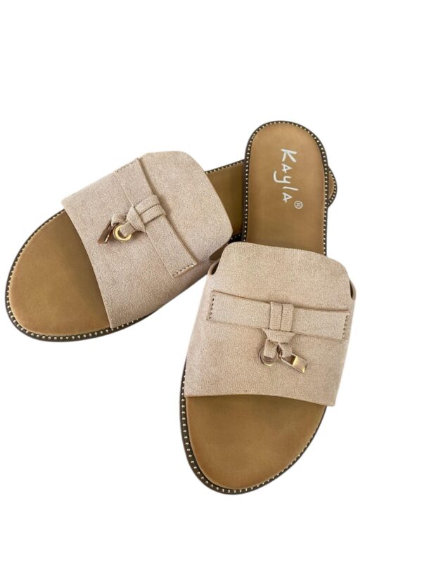 Kayla Beige Slippers