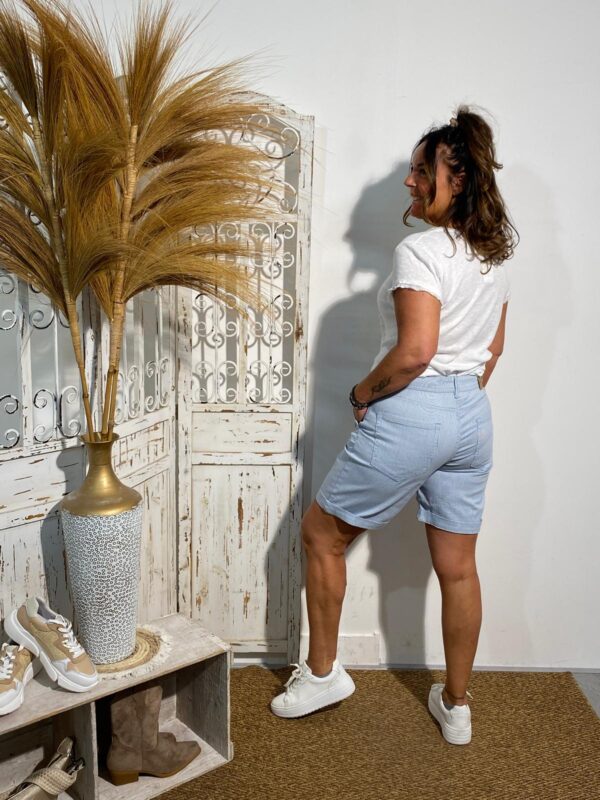 Red Button Bibette Bleachblue Short Denim Stripe - Afbeelding 3
