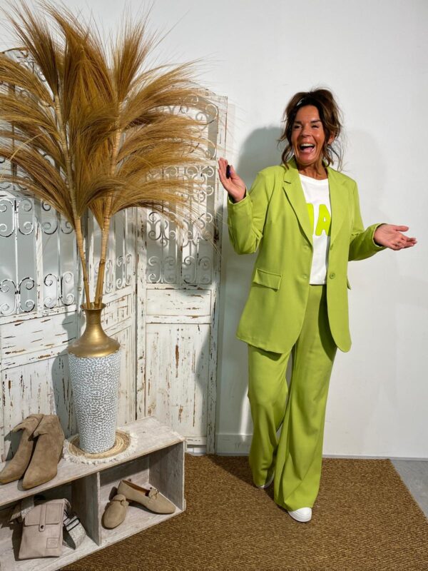 Biba Limegroen Blazer