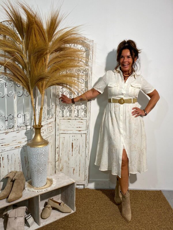 Unika Paris Beige/Sand Maxi Dress