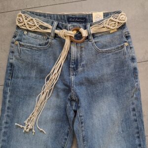 Riem Beige Macramé Schelp