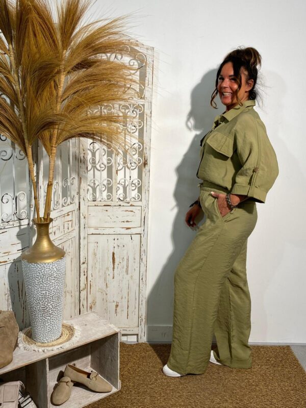 Zoso Green Trouser Chloe - Afbeelding 2