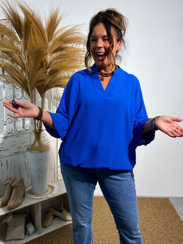 New Collection Kobalt Top “Steff" - Afbeelding 3