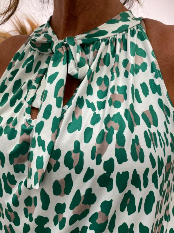 Mii Groen 2Way Haltertop - Afbeelding 4