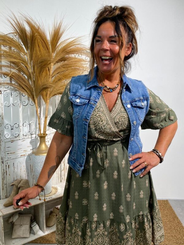 Tan Army Dress Paisley - Afbeelding 6