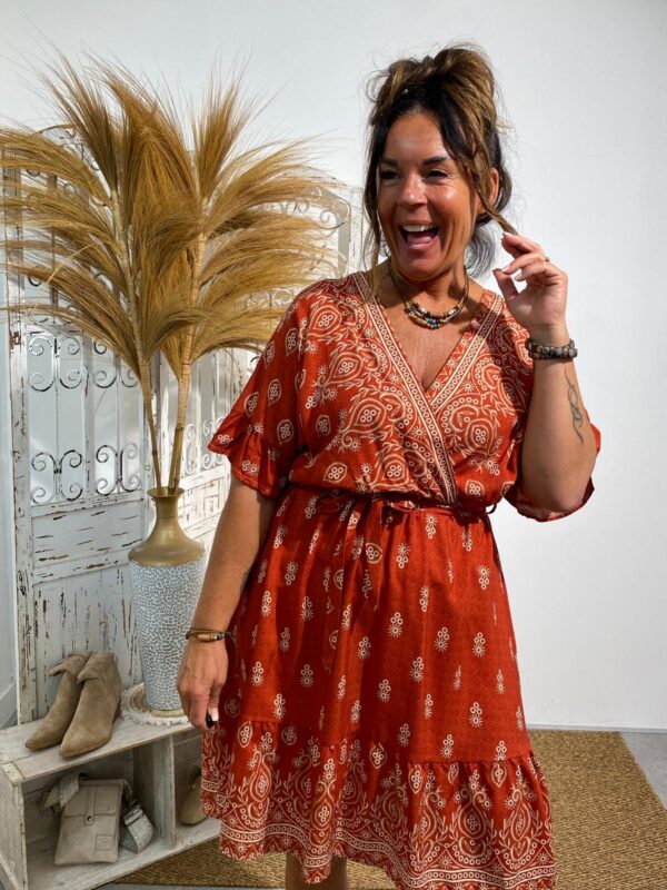 Tan Terra Dress Paisley - Afbeelding 3