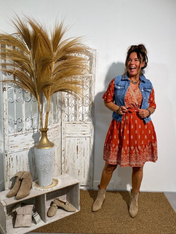 Tan Terra Dress Paisley - Afbeelding 5