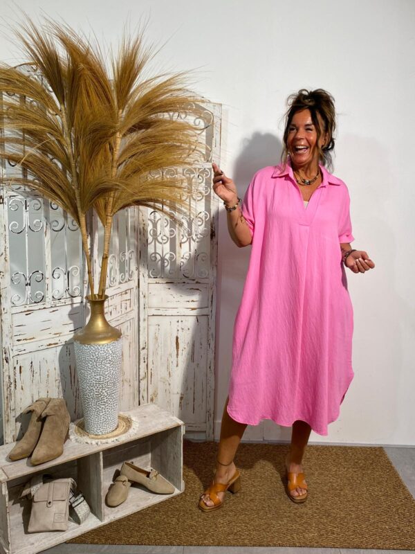 New Collection Roze Strandjurk Charlie