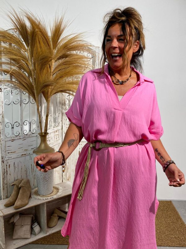 New Collection Roze Strandjurk Charlie - Afbeelding 3