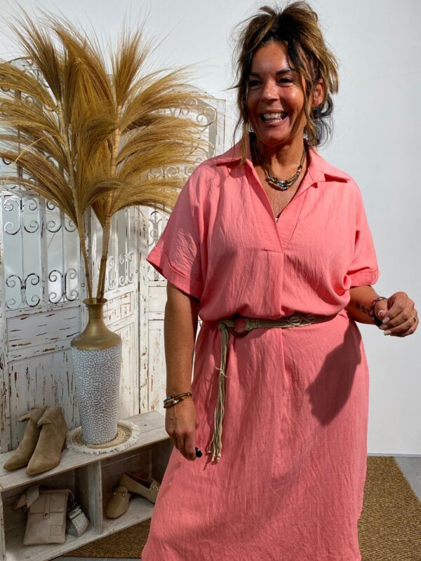 New Collection Koraal Strandjurk Charlie - Afbeelding 3