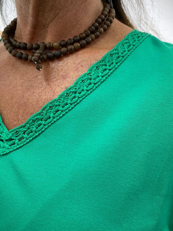 Ivy Beau Smaragd Green Top Mikaila - Afbeelding 4