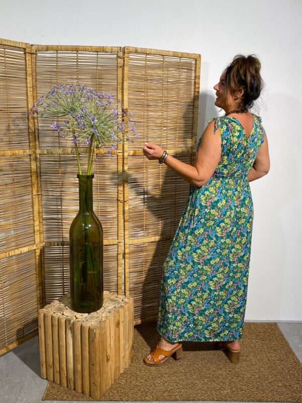 Maxi Dress Bouquet Dress Groen/Multi - Afbeelding 2