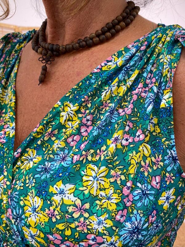 Maxi Dress Bouquet Dress Groen/Multi - Afbeelding 4