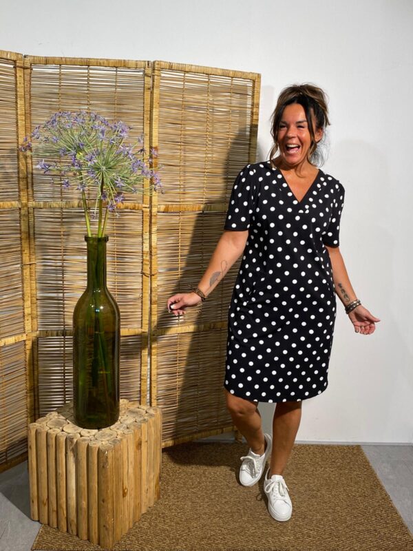 Zoso Black Travel Dress Jolanda