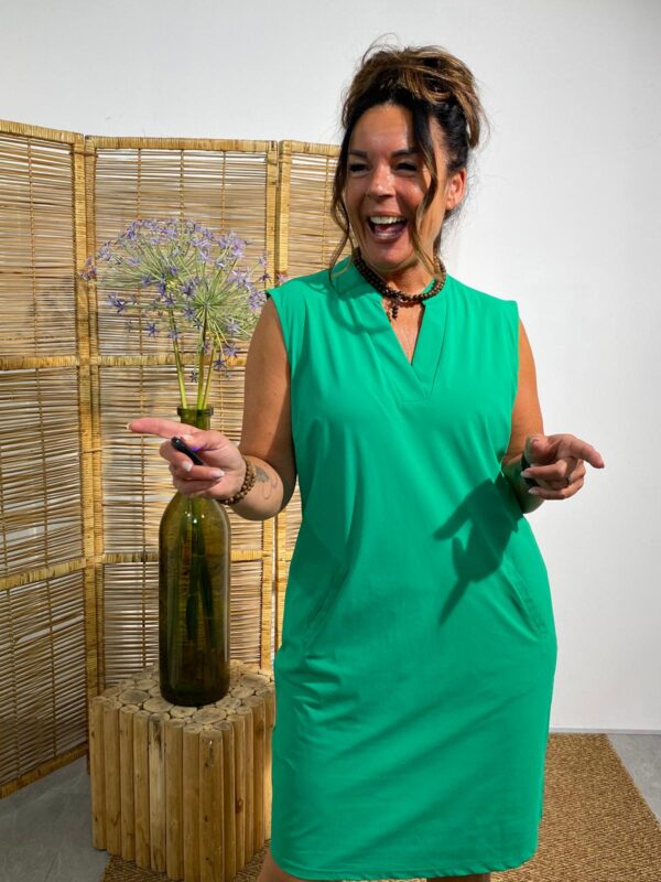 Zoso Green Travel Dress Eve - Afbeelding 3