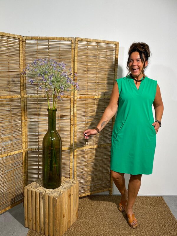 Zoso Green Travel Dress Eve