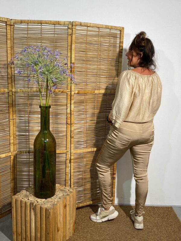 Dyvie Gold Comfy Broek Satinlook - Afbeelding 3