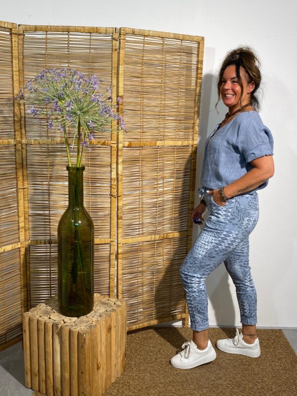 Blanco Comfy Broek Blauw Snake - Afbeelding 2