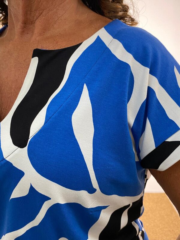 Zoso Jurk Claire Cobalt/Zwart - Afbeelding 4