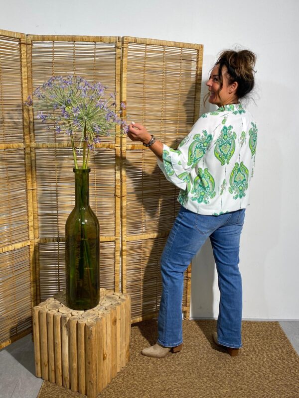 New Collection Appelgroen Top Daya - Afbeelding 2