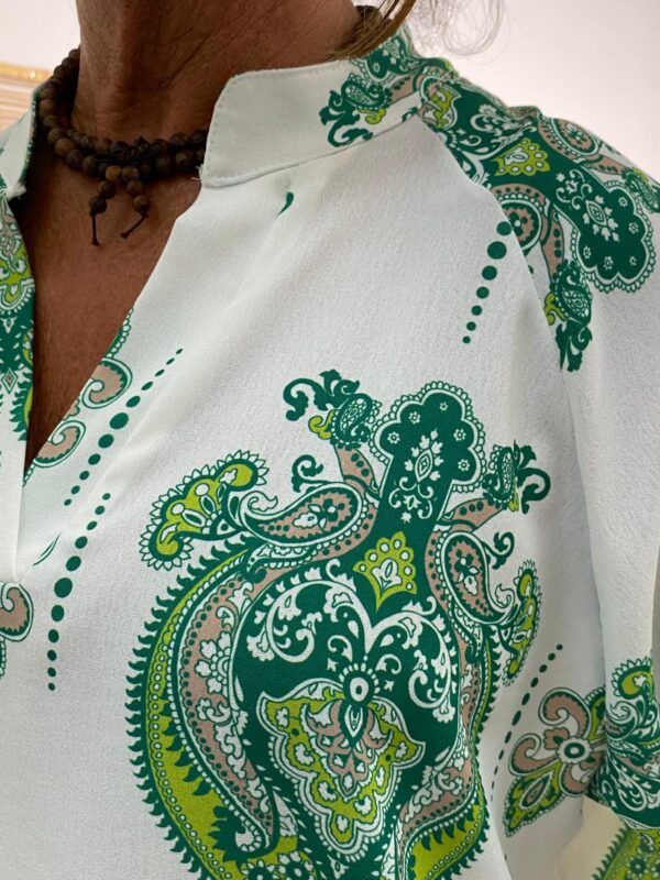 New Collection Appelgroen Top Daya - Afbeelding 4