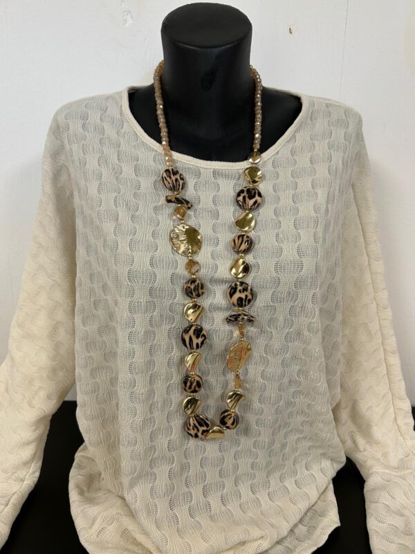 Ketting schelp goud