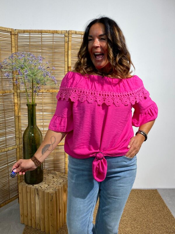 Mii Top Fuchsia "Daniëlle" - Afbeelding 3